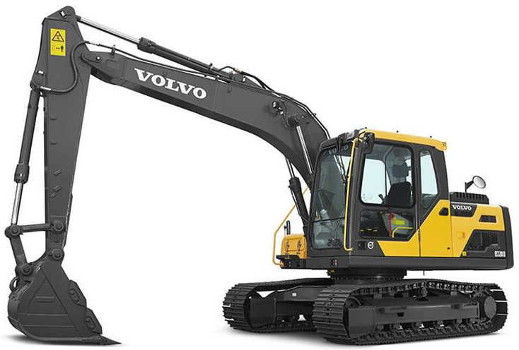 მუხლუხა ექსკავატორი VOLVO EC140D