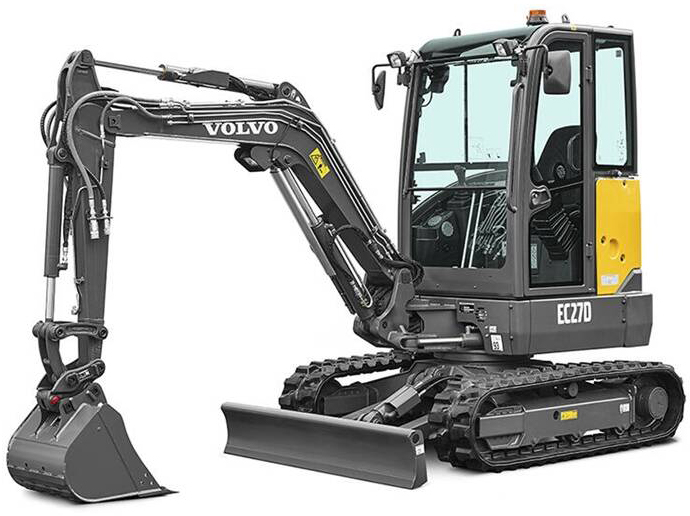 კომპაქტური ექსკავატორი VOLVO EC27D